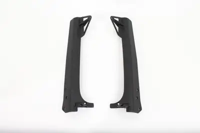 Fishbone Offroad Black textured powder coat, 11-Gauge steel, Designed to mount a 52in. overall width light bar.