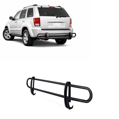 Black Horse Off Road 0510 Grand Cherokee Rear Bumper Guard Double Tube Black