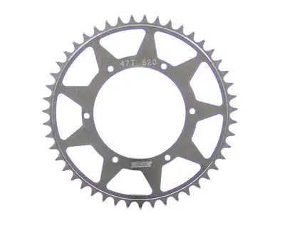 M and W Aluminum Products Rear Sprocket 47T 5.25 BC 520 Chain