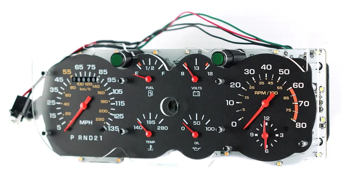Classic Instruments Classic Instruments 78-88 g Body Instrument Cluster With od