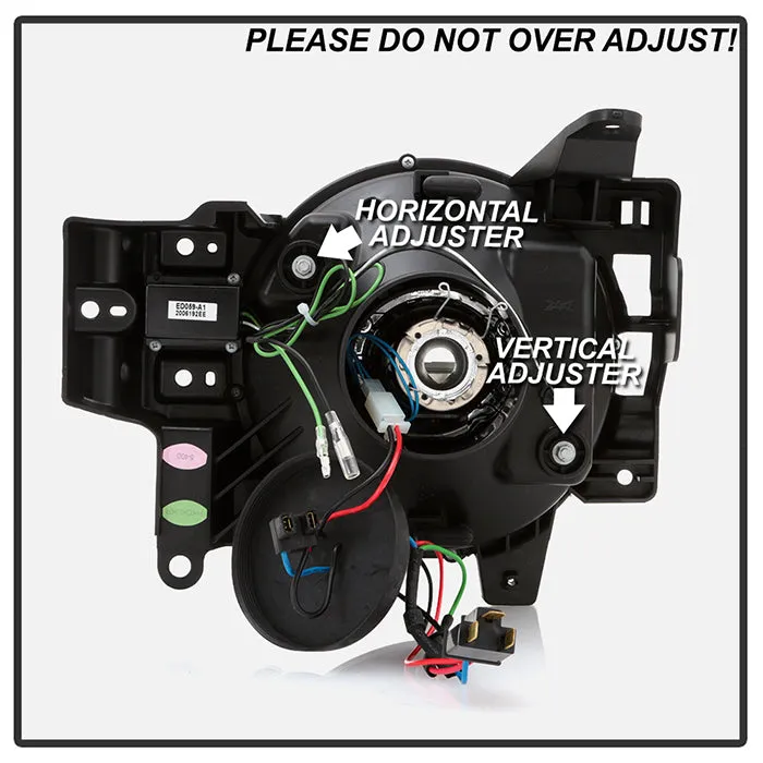 Spyder Signature Toyota FJ Cruiser 07-14 Projector Headlights - Halogen Model Only Not Compatible With XenonHID Model - 3D DRL LED - Black product image