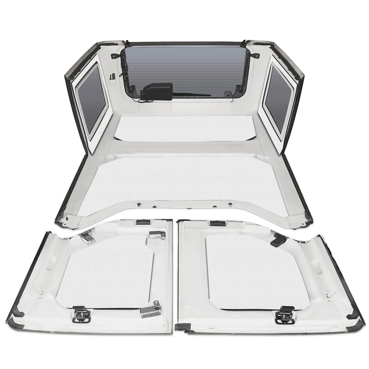 DEI 50292 '11-'18 Wrangler JK 4-Door White Original Finish Complete Headliner Kit 050292 product image
