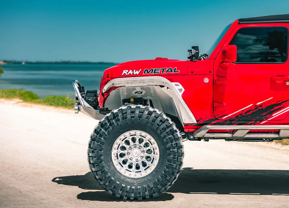 Front Inner Fenders Aluminum for Jeep JL / JLU / JT Gladiator product image