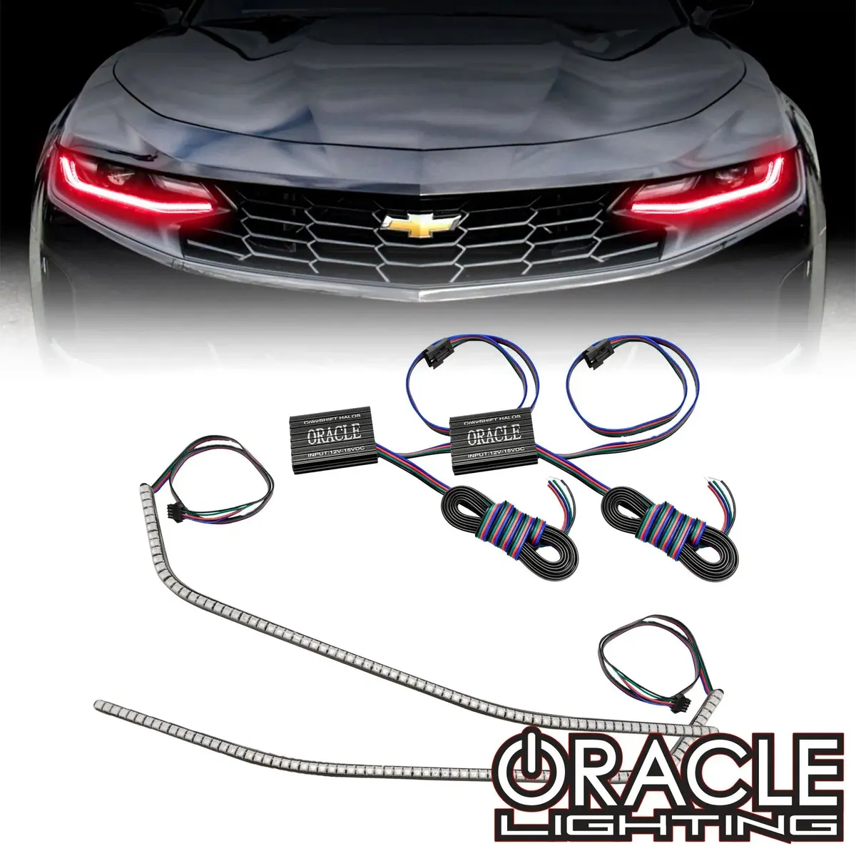 Oracle Lighting ORACLE Lighting 2019-2023 Chevrolet Camaro ColorSHIFT Surface Mount Headlight DRL Modules