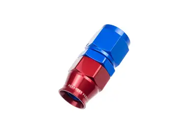 Redhorse Performance 08 an Straight Ptfe Reusable Hose End Blue