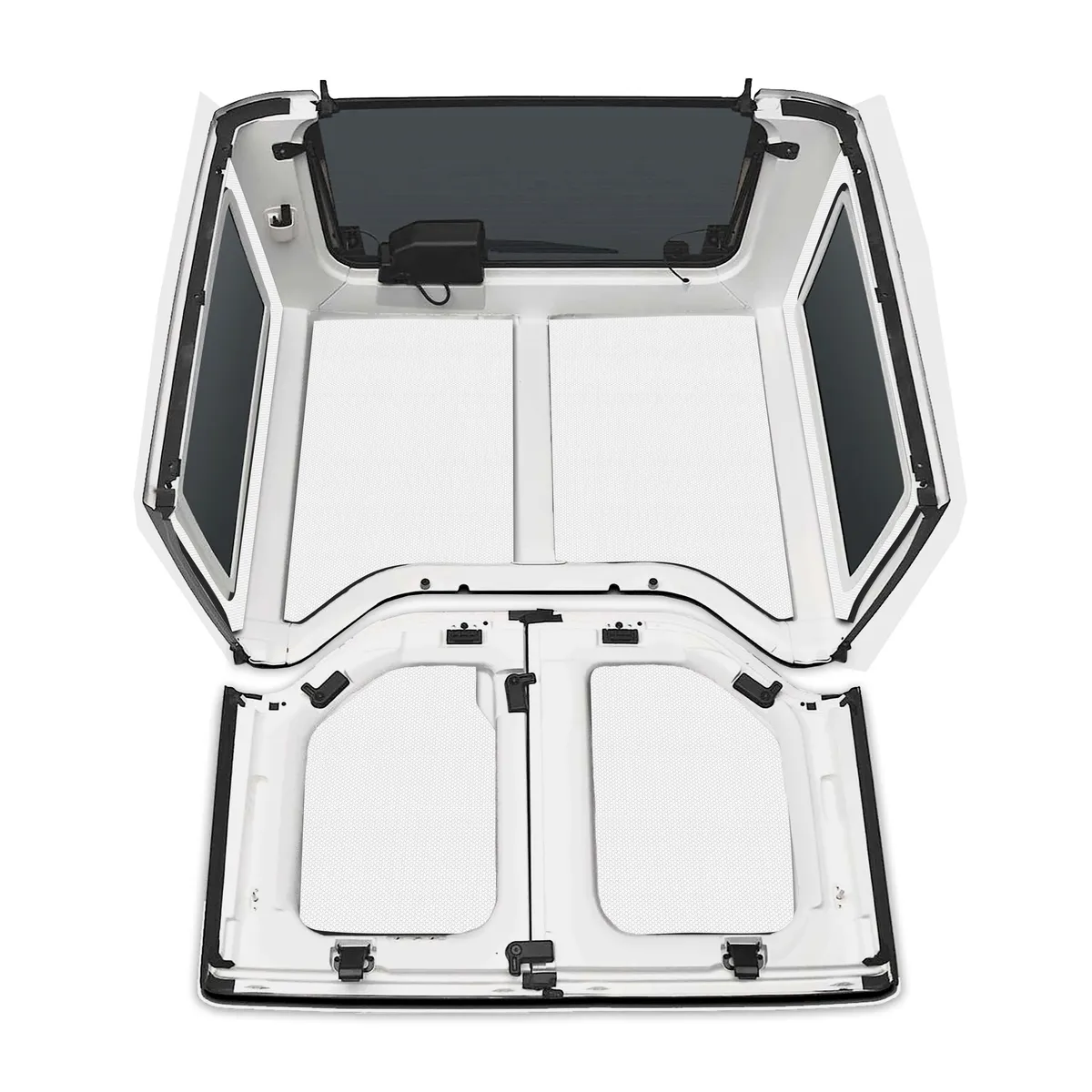 DEI 50287 '11-'18 Wrangler JK 2-Door White Original Finish Complete Headliner Kit 050287 product image
