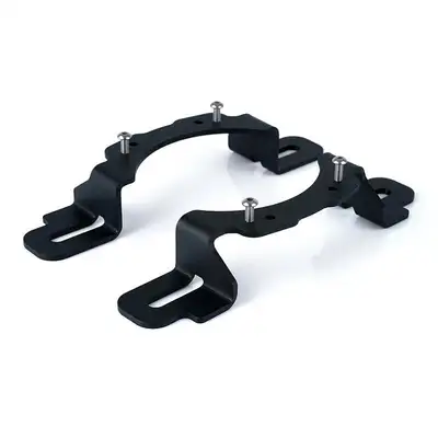 LED Factory Mart "4"" Fog Light Mounting Bracket for 2007-Later Jeep Wrangler JK JL JT Hard Rock/10th Anniversary Edition"