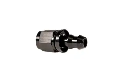 Fleece Performance Fleece Performance -8 Straight to Hose Barb Black Anodized Fitting