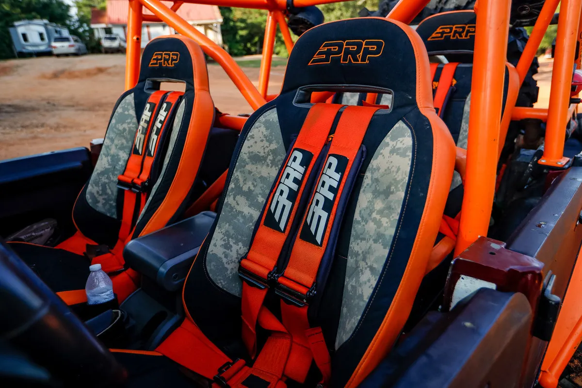 4.3 Harness 4 point Harness with 3 inch Belts Green PRP Seats product image