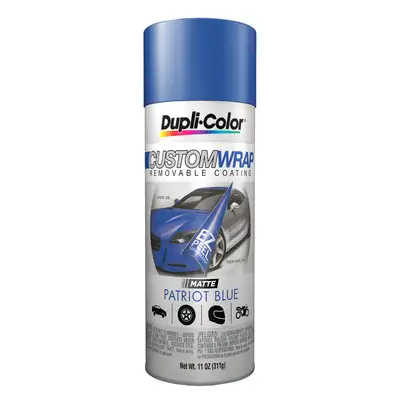 Dupli-Color Custom Wrap Removable Coating Matte Patriot Blue 11 oz Aerosol