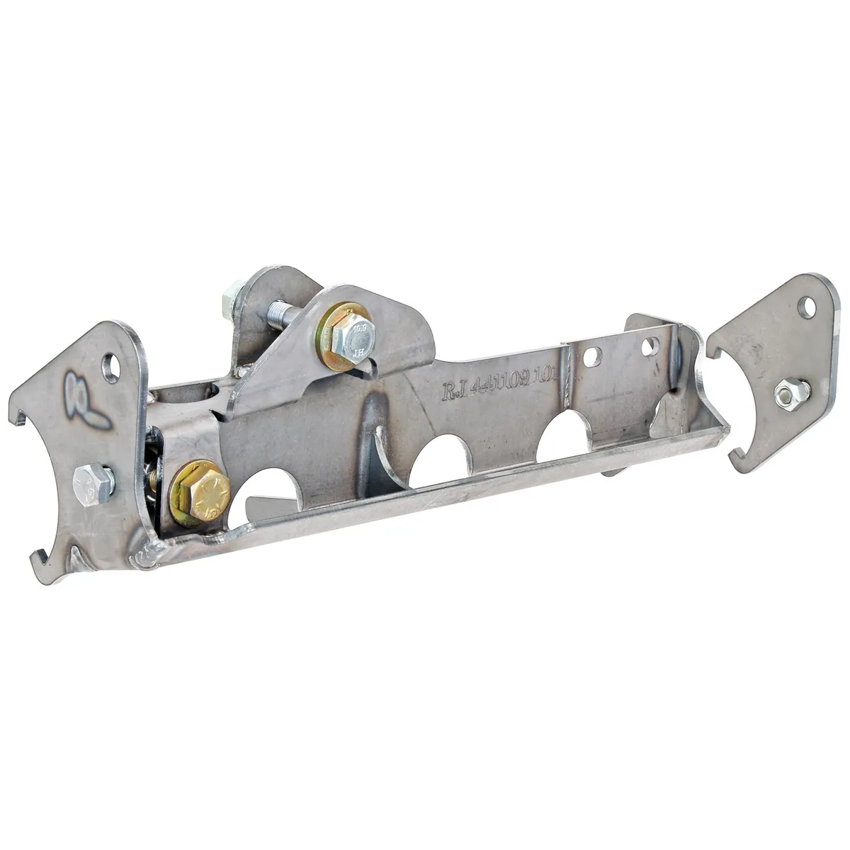 Trac Bar Relocation Brackets; High Steer; Front Trac Bar Relocation; Ram Assist Steering Mount Axle Bracket; product image
