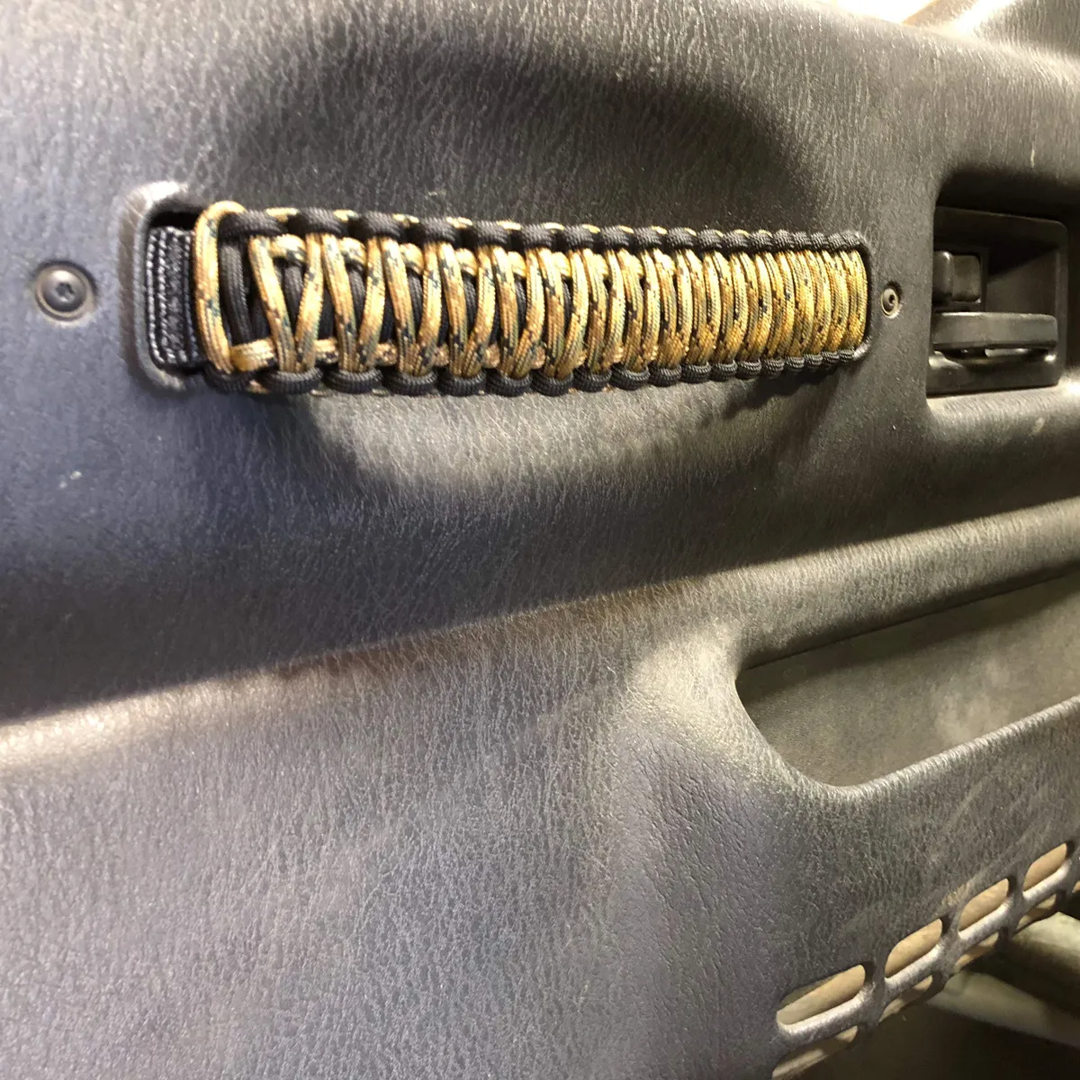 TJ Door Handles, Paracord Jeep® Grab Handles for Jeep Wrangler TJ & LJ 97-06 - Interior Door Pull Handles 550 Paracord Grab Handles w/ Grommets (PAIR) | Bartact® product image
