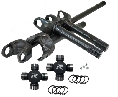 Revolution Gear & Axle Revolution Gear Discovery Series 1978-79 Ford Dana 60 4340 Chromoly Front Axle Kit 35 Spline Chromoly U-Joints