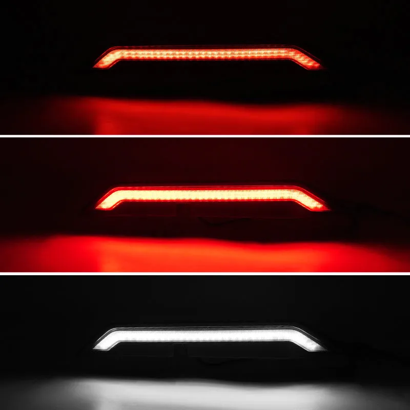High Mount Brake Lights with Turn Signal & Reverse Lights for 18-Later Jeep Wrangler JL product image