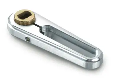 Lokar Adjustable Transmission Shift Arm; Fits w/TH-350/TH-400/700-R4/TH-200/200-4R/4L60/4L60E/4L80 Transmissions; Billet Aluminum;