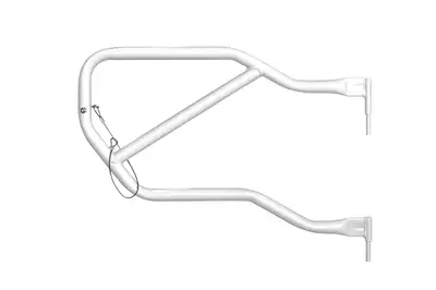 Steinjager Doors 2007-2018 Trail, Tubular Style Rear Doors Cloud White