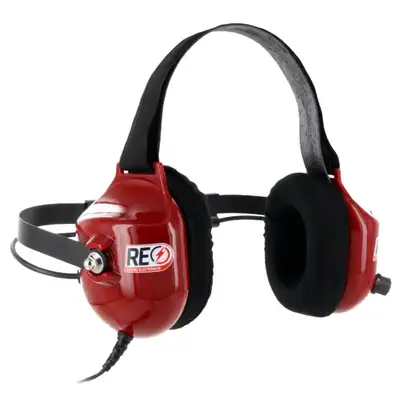 Racing Electronics Headphone - Platinum Behind-The-Head, Stereo