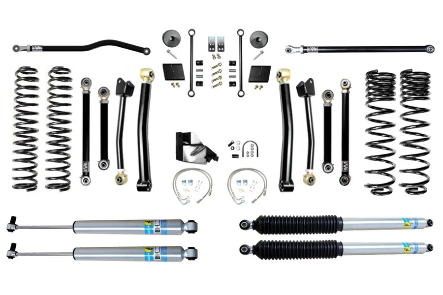 EVO Manufacturing Evo Manufacturing 4.5in Enforcer Stage 4 Plus Lift Kit w/ Bilstein Shocks - JT