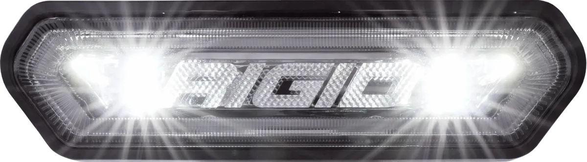 RIGID 28 inch Rear Facing LED Chase Bar with 27 Pre-Programmed Modes And 5 Colors; Black Housing; Race Compliant For Series Requiring Strobing Blue; Amber; Green And Red; Tube Mounts Included product image