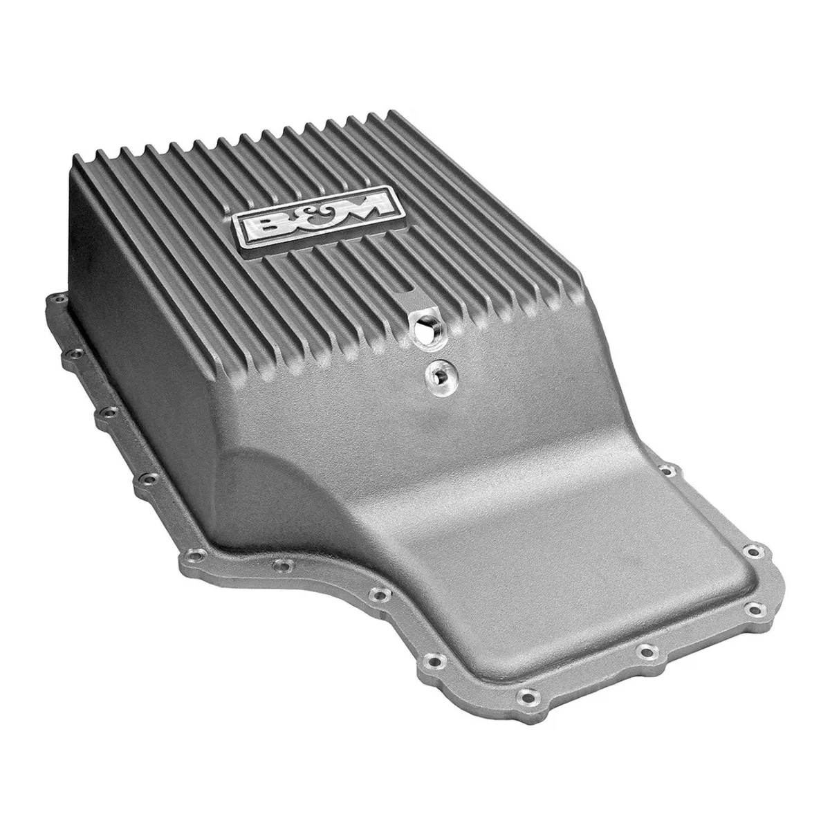 '11-21 Ford F250/F350 B&M HI-TEK Deep Transmission Pan - Natural product image
