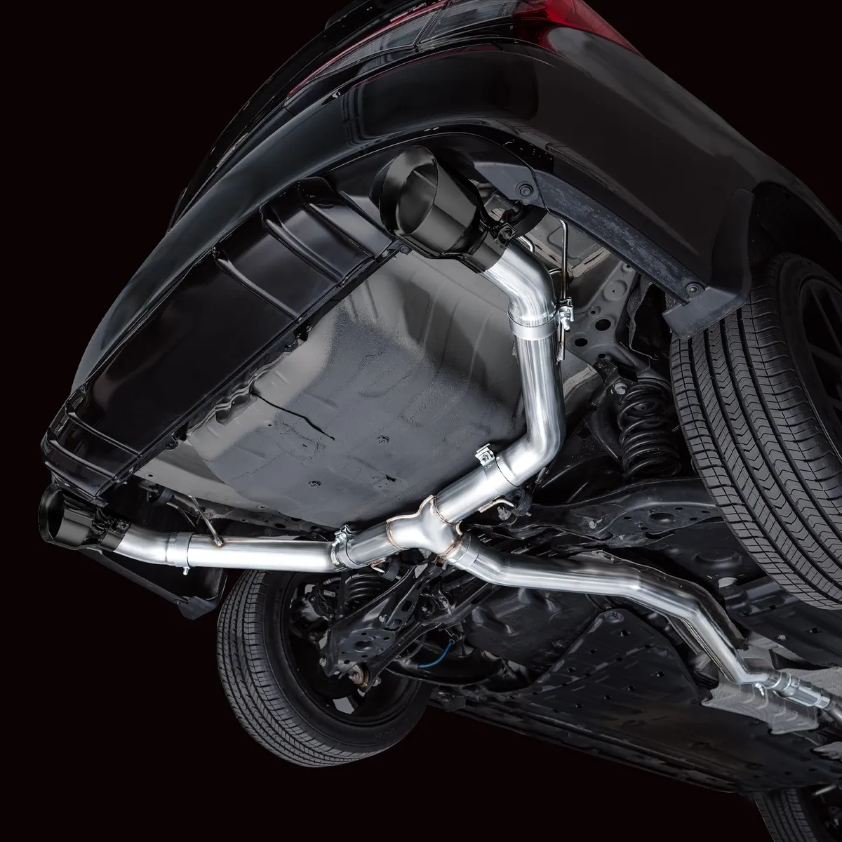 AWE Touring Edition Exhaust for FE1 Civic SiDE4 Acura Integra - Dual Chrome Silver Tips product image