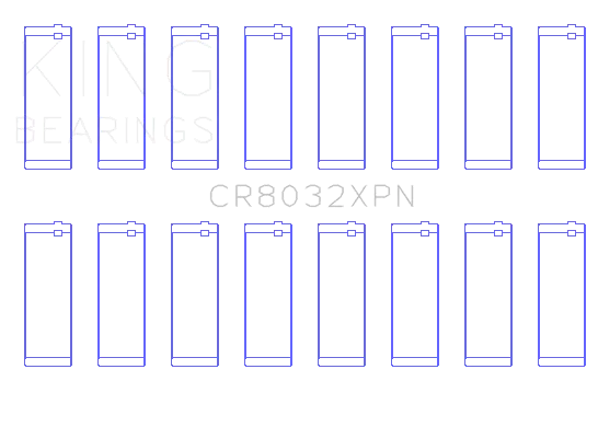 Connecting Rod Bearing Set For Chrysler 345 370 16v product image