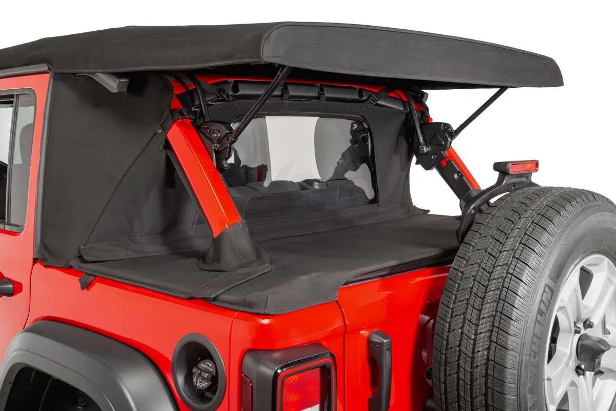 Wind Stopper Plus/Tonneau Cover Ultimate Combo 2018-2023 Jeep JLU Wrangler 4DrSoft Top Models MasterTwill product image