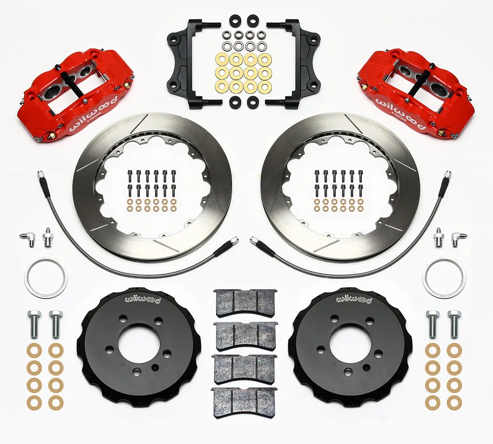 2005 - 2014 Audi, Volkswagen Forged Narrow Superlite 6R Big Brake Front Brake Kit (Hat) - 140-12789 product image