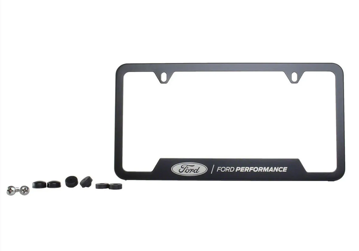 Ford Performance - Ford Performance License Plate Frame-Black Stainless Steel - M-1828-SS304BK product image