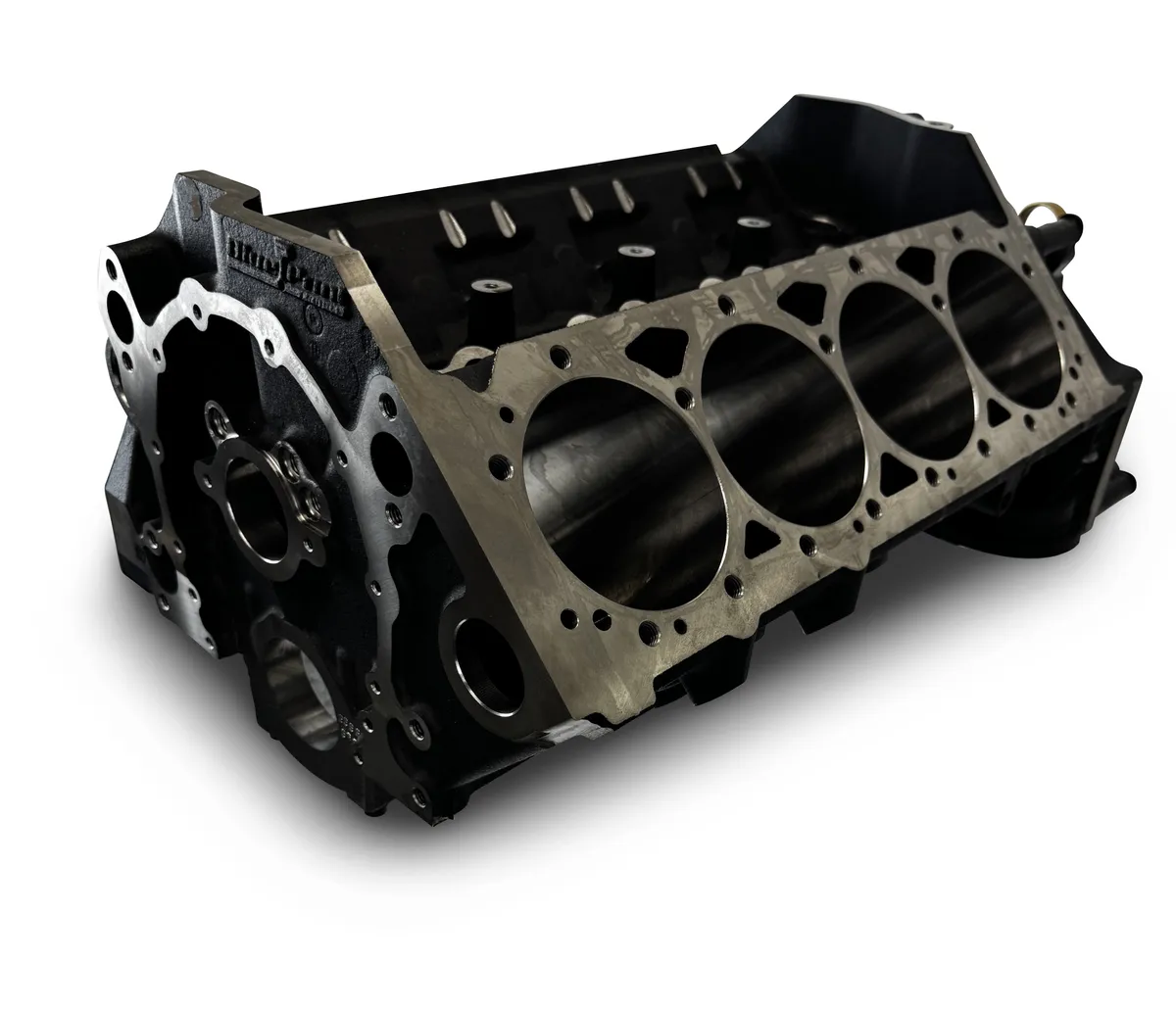BluePrint Engines GM Small Block Compatible Bare Block – 9.025 Deck x 4.125 Bore, 2-Piece Seal, 350 Main, SIAM, Steel Billet Main Caps, Splayed product image
