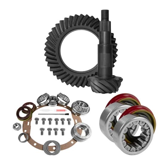 Yukon Gear and Axle 8.6 Inch GM 4.88 Rear Ring & Pinion, Install Kit, Axle Bearing & Seal 2009-2013 Cadillac Escalade USA Standard