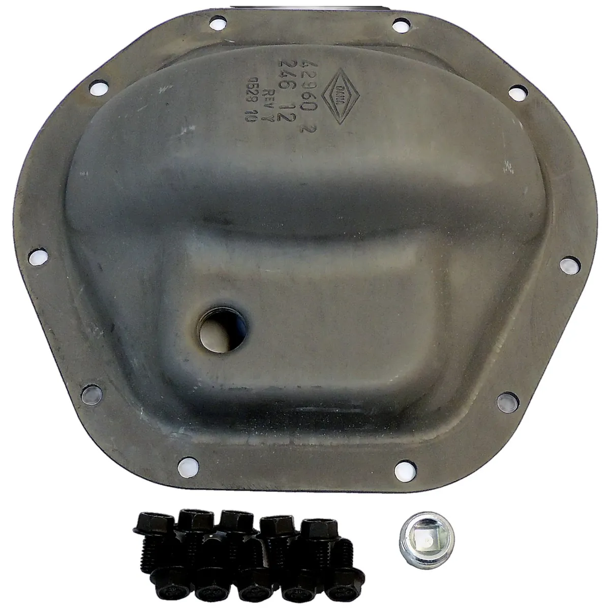 Differential Cover; Front; Incl. Cover/Cover Bolts/Fill Plug; For Use w/Dana 44; product image