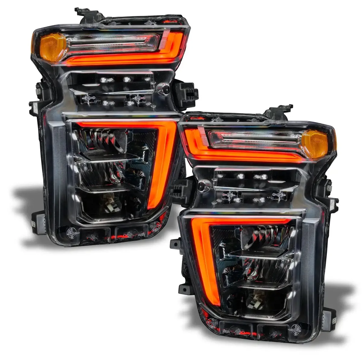 Oracle Lighting 2020-2021 Chevrolet Silverado HD 2500 3500 Colorshift Rgb+w Headlight DRL Upgrade Kit product image