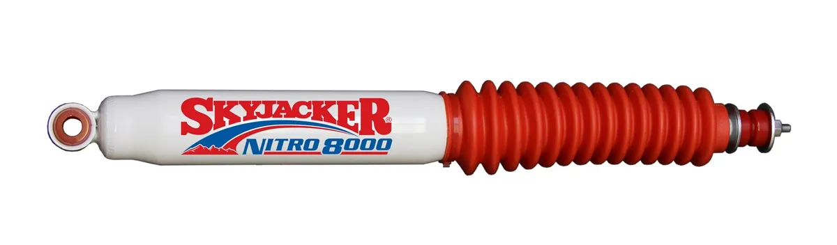 Nitro Shock Absorber 24.75 Inch Extended 14.54 Inch Collapsed 70-76 Ford F-100 75-79 Ford Bronco 77-79 Ford F-150 77-86 Ford F-250 79-79 Ford F-350 80-85 Toyota Pickup 84-85 Toyota 4Runner 87-95 Jeep Wrangler 05-18 Toyota Tacoma Skyjacker product image