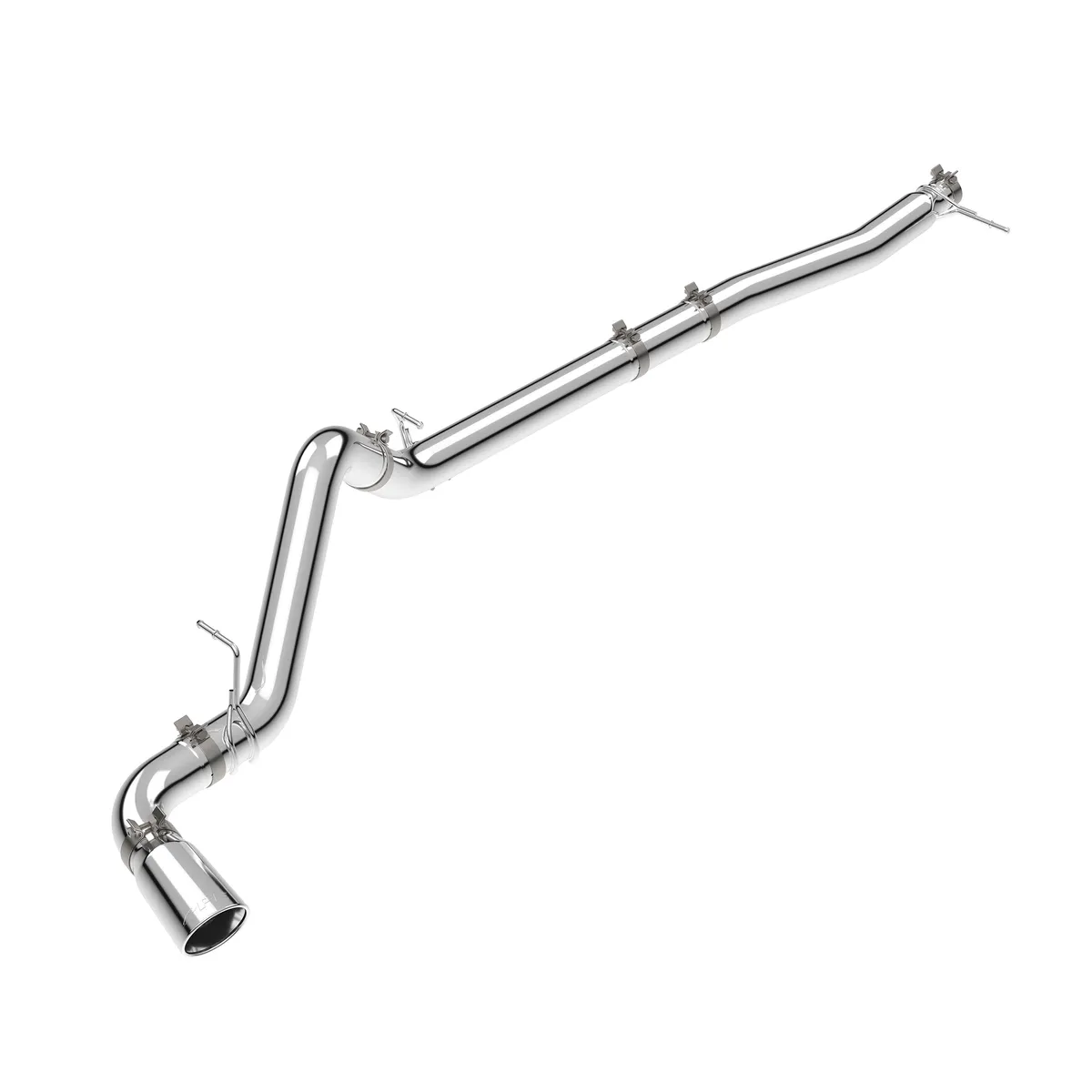 Pacific Performance Engineering 23-25 GM 3.0L Duramax 304 Stainless Steel DPF-Back Performance Exhaust Kit - Single Exit Polished Pipe Polished Tip Pacific Performance Engineering