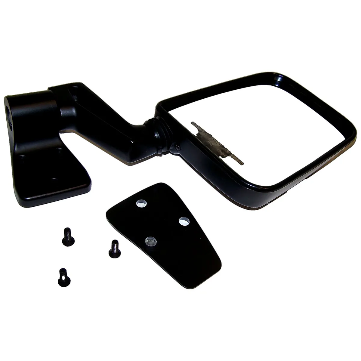Crown Automotive Jeep Replacement 82201772 Right Manual Folding Mirror for Select 1987- 2006 Jeep YJ, TJ Wranglers, Black product image