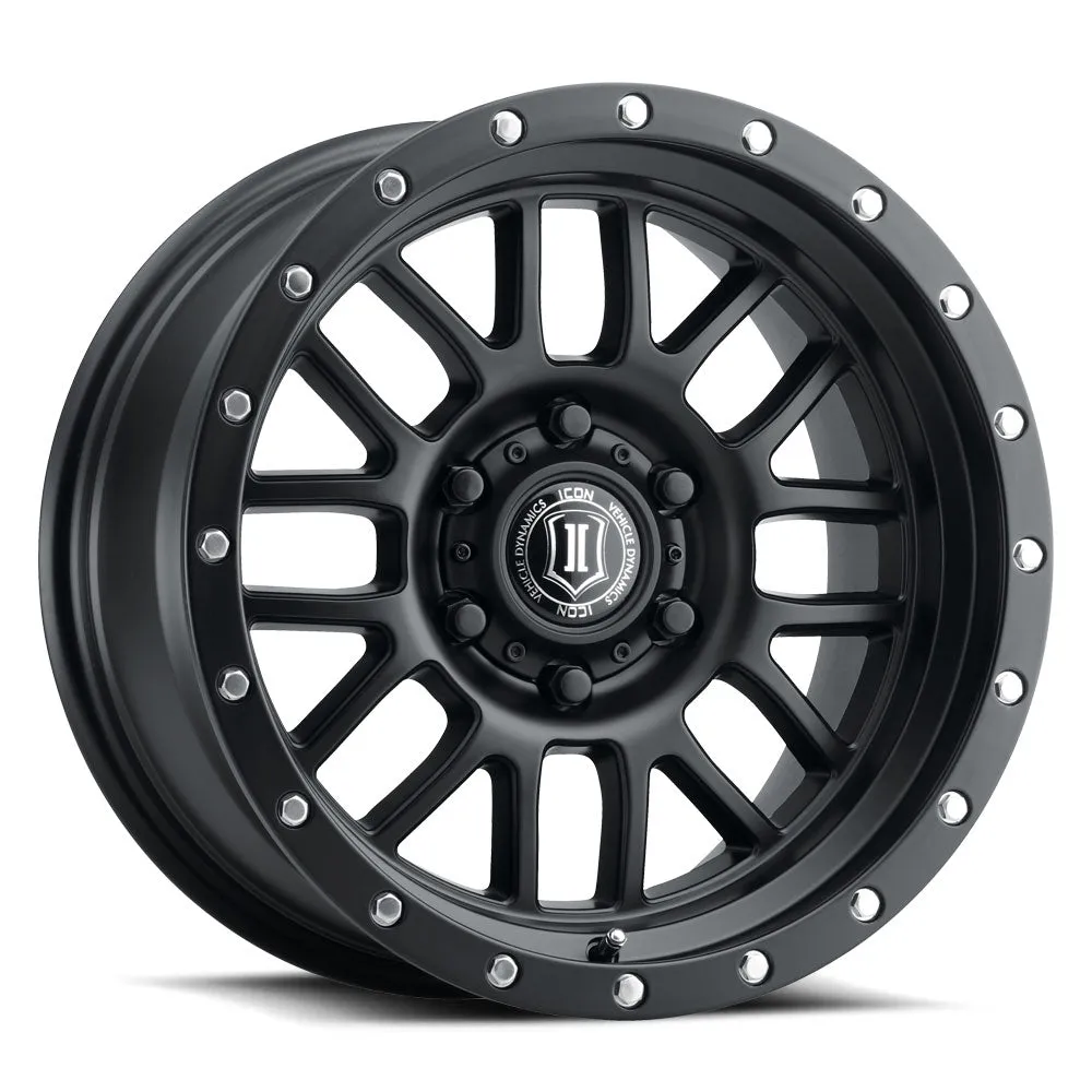 ICON Alloys Alpha, Satin Black, 20 x 9 / 8 x 170, 0mm Offset, 5" BS product image