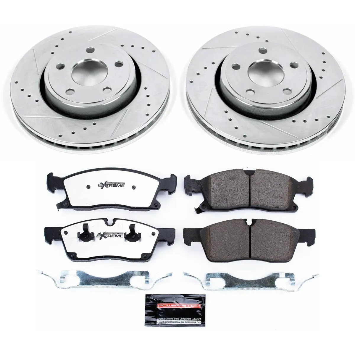 Z36 Truck/Tow Upgrade Kit: Drilled/Slotted Rotors; Carbon-Fiber Ceramic Pads W/Hardware product image
