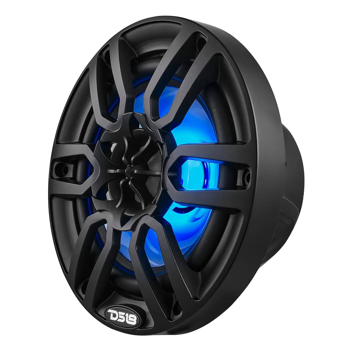 "nxl 6.5"" 2-Way Coaxial Marine Speaker With LED RGB Lights 100 Watts Rms 4-Ohm -Black" product image