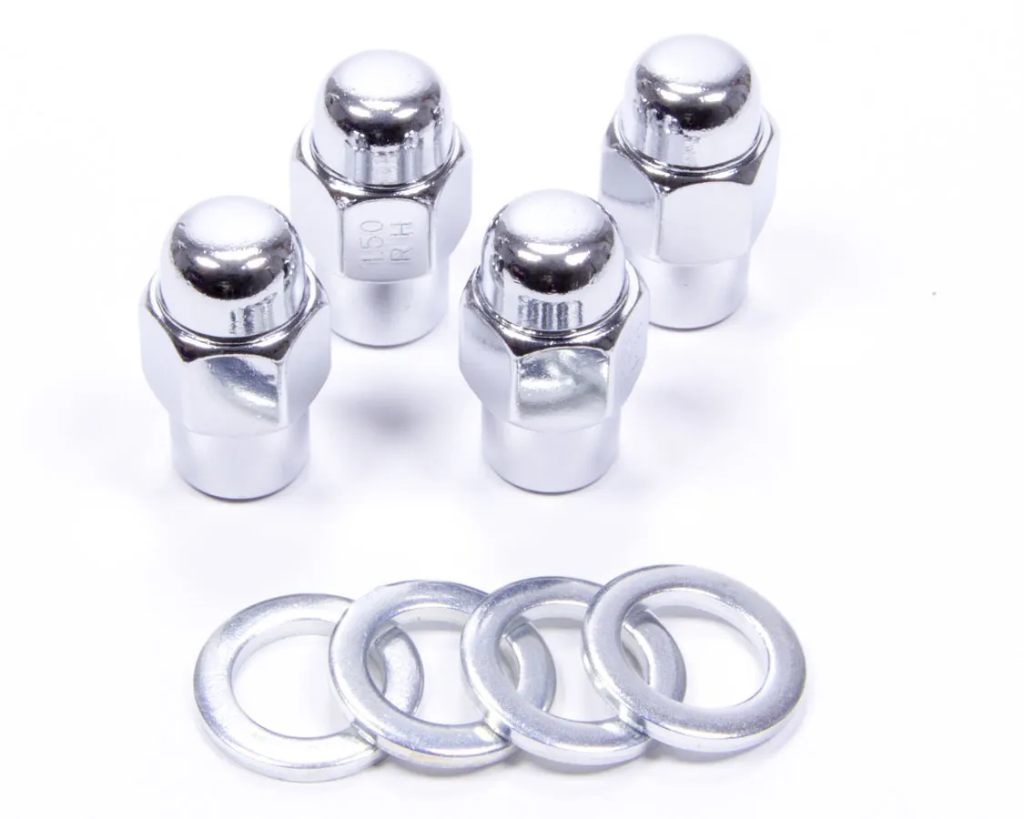 Gorilla Lug Nuts 1/2in Standard Mag Chrome 4pk