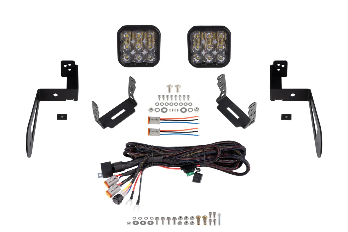 Diode Dynamics - Jeep JK SS5 CrossLink Bumper Lightbar Kit, Pro Driving product image