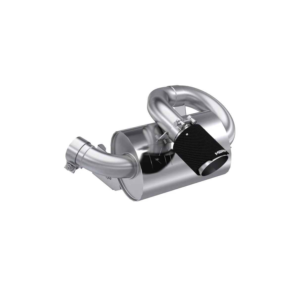 MBRP Exhaust 21-Up CAN-AM Commander 1000R/ Maverick Sport 1000R Single Slip-on Center Exit Performance Series MBRP
