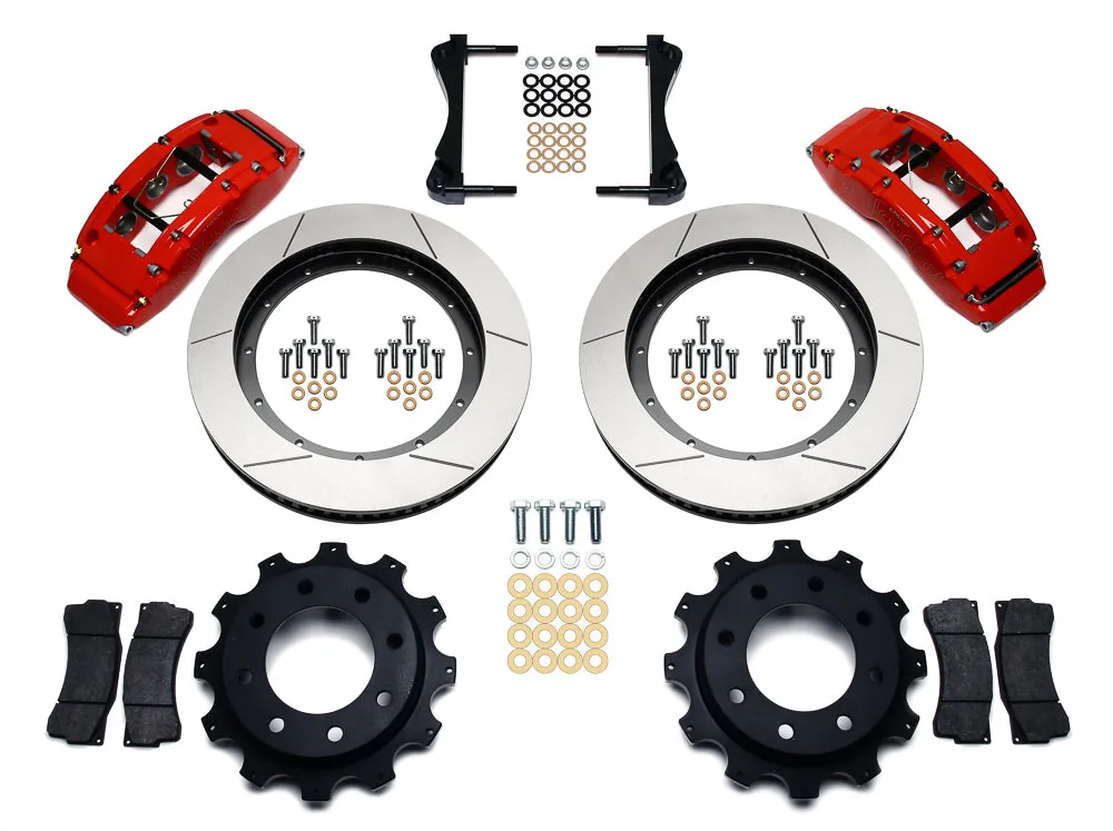 Wilwood TC6R Rear Kit 16.00in Drilled Red 1999-2010 GM Trk 2500 HD 4.84 Cntr product image