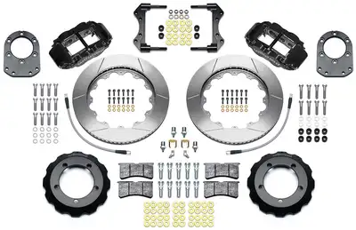 Wilwood Brakes 1966 - 1975 Ford Forged Narrow Superlite 6R Big Brake Front Brake Kit (Hat) - 140-13329