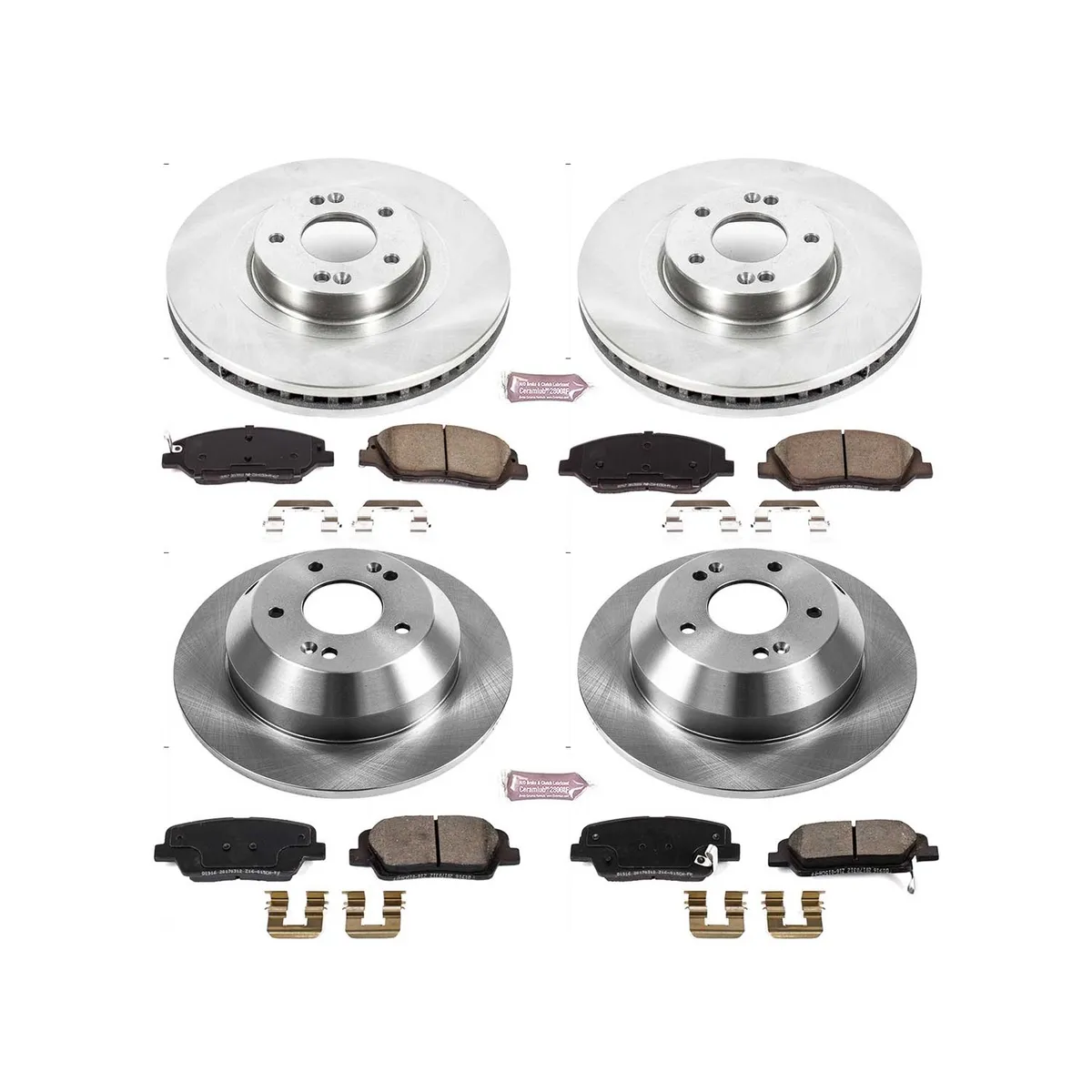 Z17 Direct Replacement Kit: Rotors; Ceramic Pads W/Hardware product image