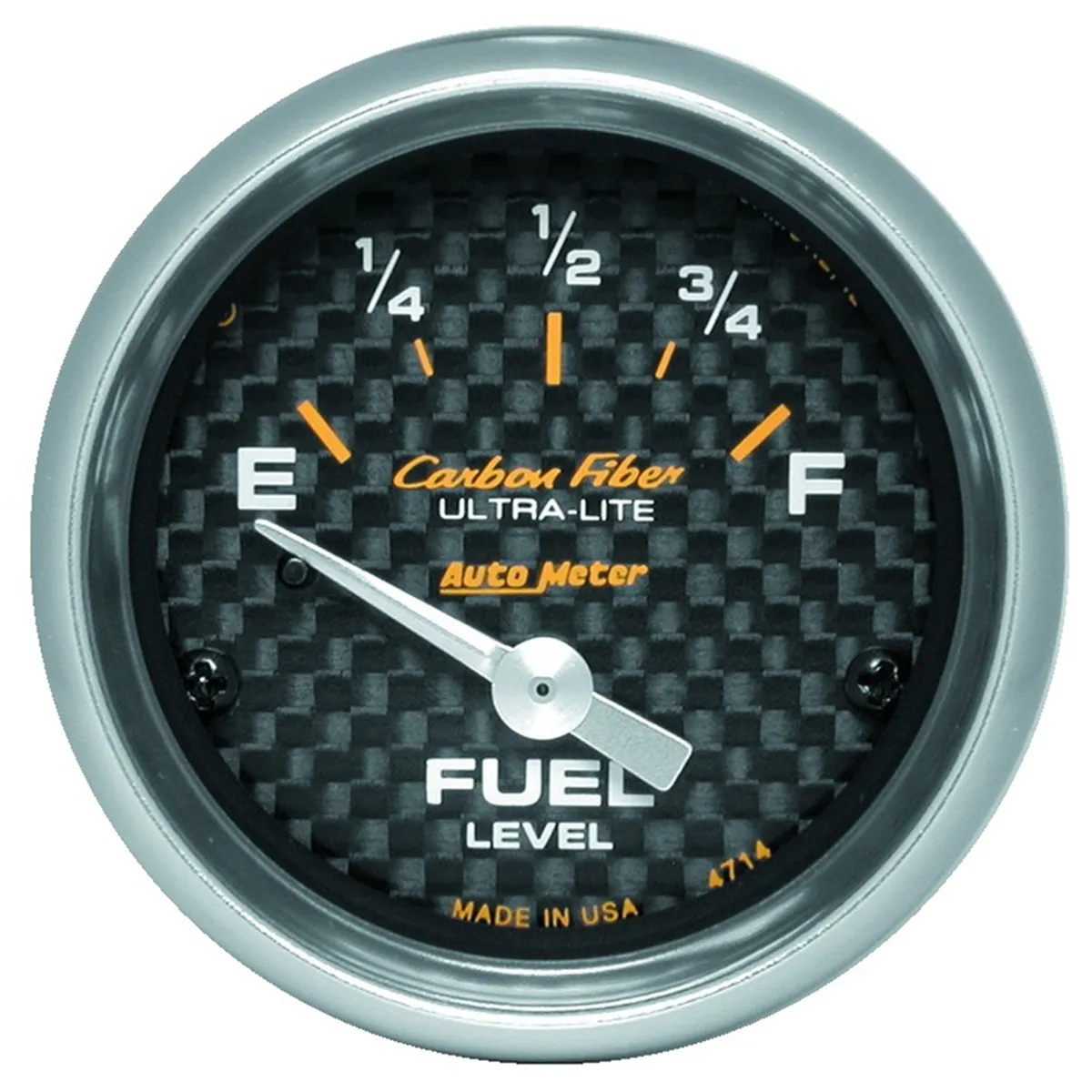 Gauge, Fuel Level, 2 1/16", 0OE to 90OF, Elec, Carbon Fiber product image