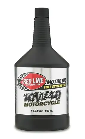 Red Line Oil 10W40 Motorcycle Oil Synthetic 1 Quart Red Line Oil