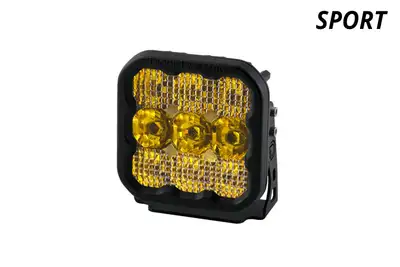 Diode Dynamics Diode Dynamics - SS5 LED Pod Sport Yellow Driving (single)
