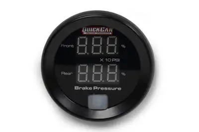 Quickcar Racing Products Brake Bias Digital Gauge w/ Senders