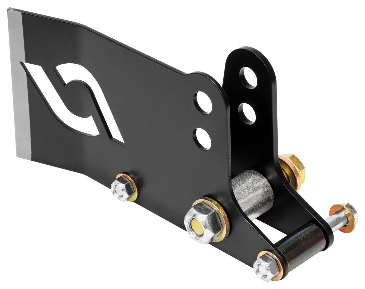 Trac Bar Relocation Kit 07-18 Wrangler JK Front Diff Housing Includes Inner/Outer Brackets Hardware Some Welding Required RockJock 4x4 product image